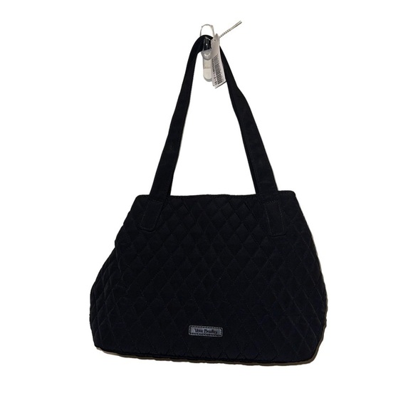 NWT Vera Bradley Vera Bradley logo tag black Quilted Woman Bag - Picture 2 of 8